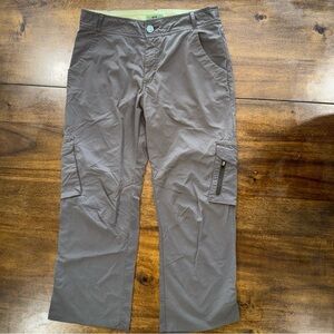 REI Coop Womens Brown UPF Performance Active Hiking Pants Size 10 Hemmed to 25"
